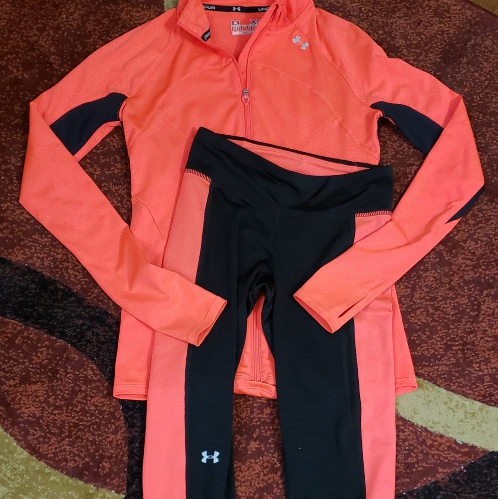 Like New Under Armour matching Athletic Suit